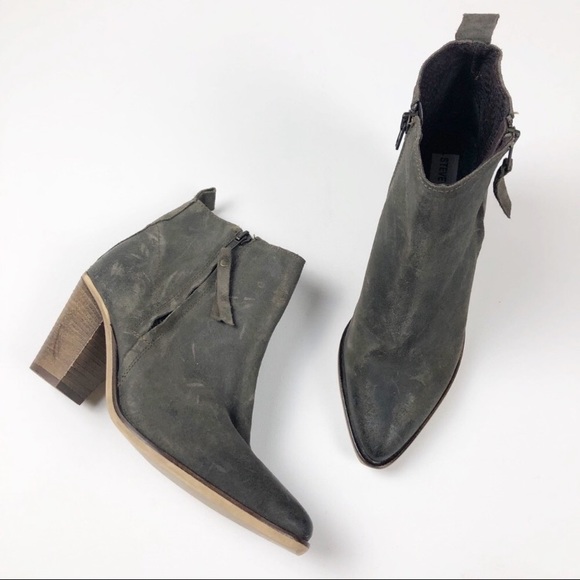 Steve Madden Shoes - Brand New Steve Madden Saarah Booties, Taupe/Grey